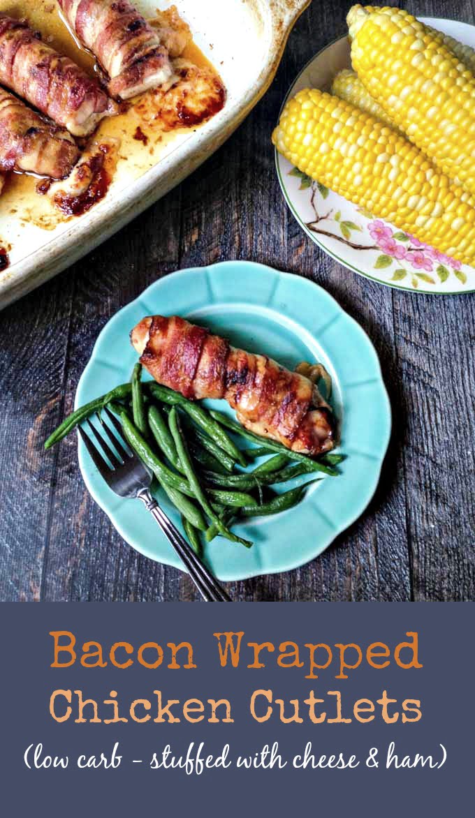 Bacon Wrapped Stuffed Chicken (low carb)