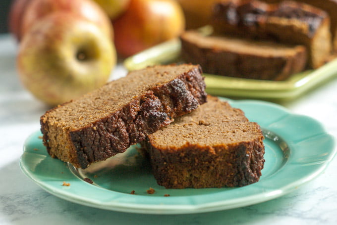 This cinnamon apple breakfast bread is moist, sweet and full flavor. No one would know it was gluten free.
