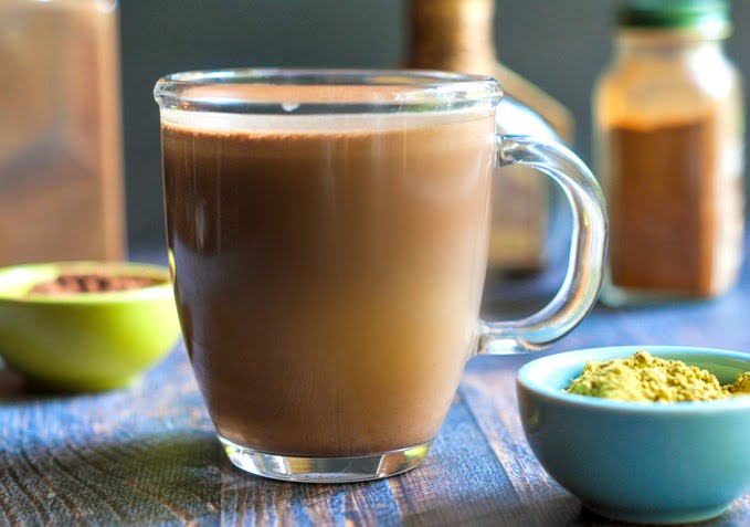 This Mexican chocolate matcha drink is a healthy and delicious way to start your day. Guess what's in it?