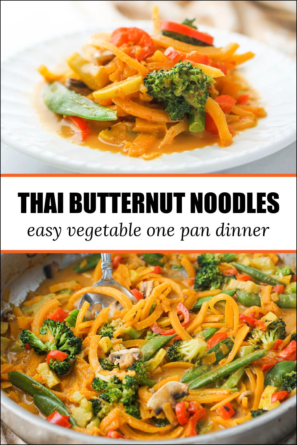 Thai Butternut Squash Red Curry easy, healthy dinner in 20 Minutes!