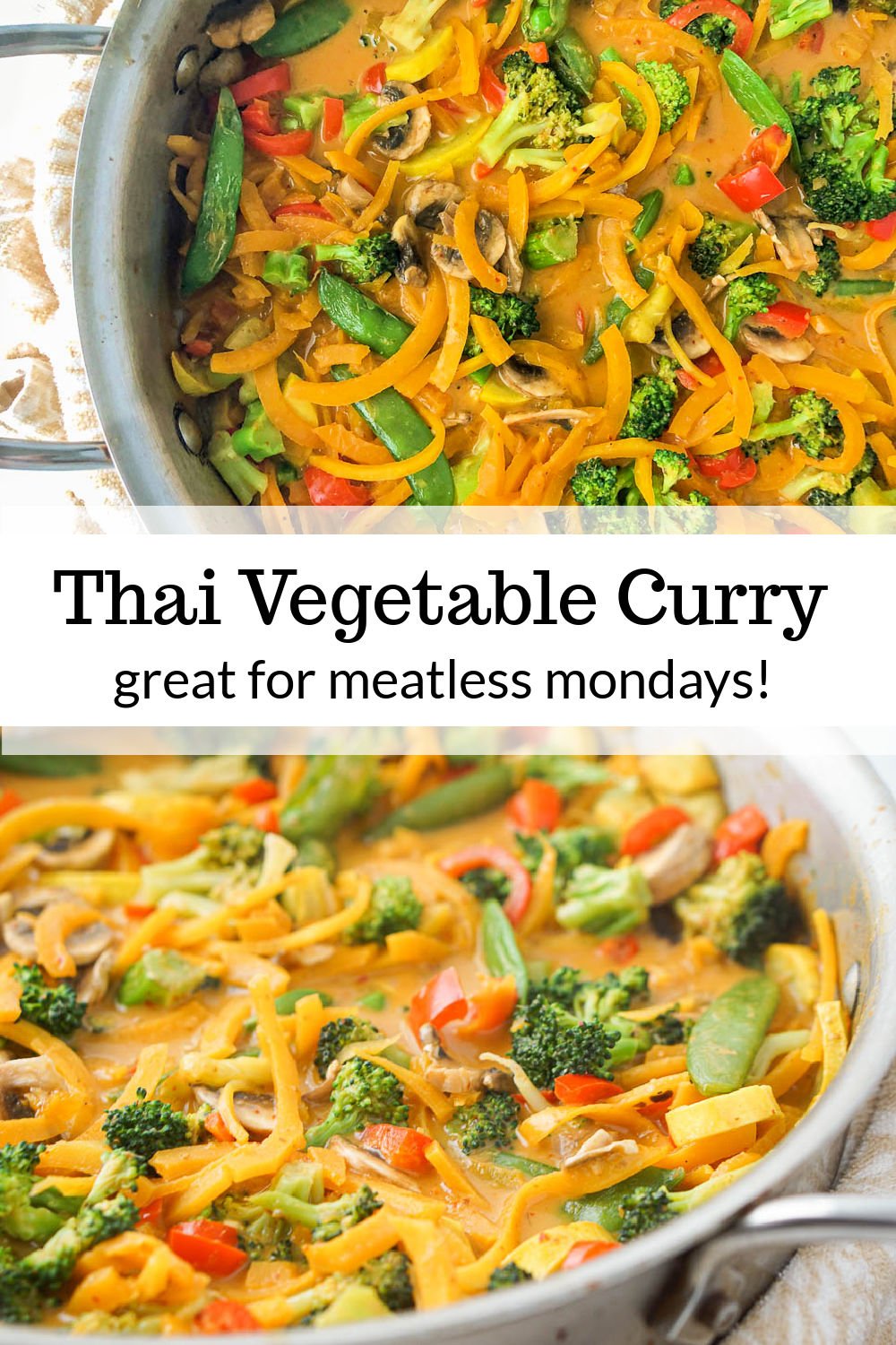 Thai Butternut Squash Red Curry easy, healthy dinner in 20 Minutes!