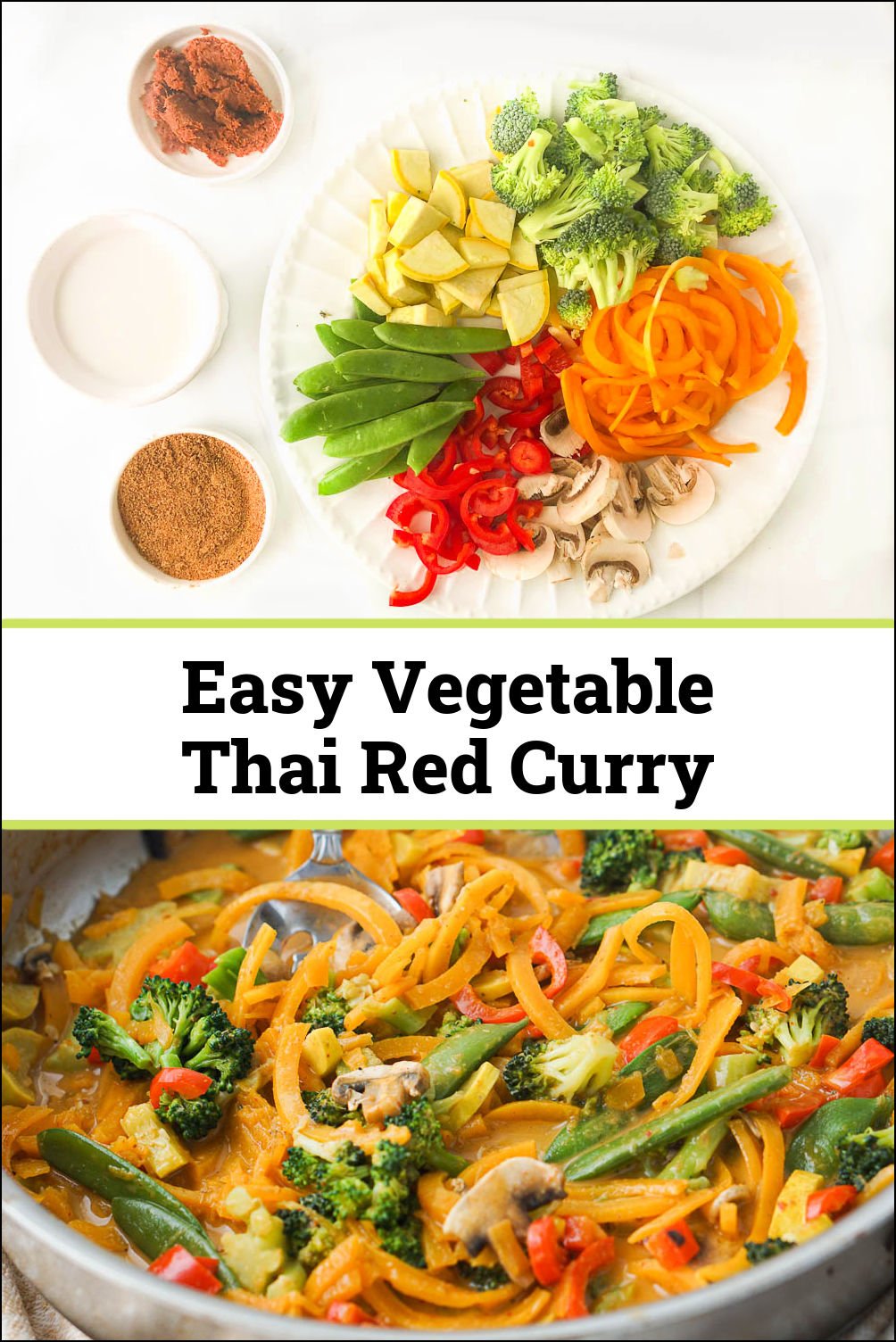 Thai Butternut Squash Red Curry easy, healthy dinner in 20 Minutes!