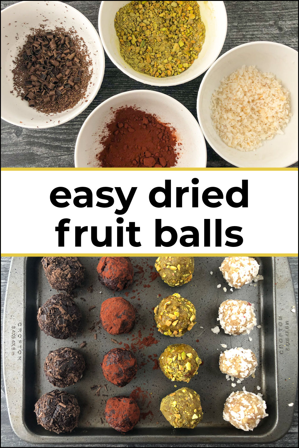 Dried Fruit Balls Recipe an easy and healthy snack or dessert!