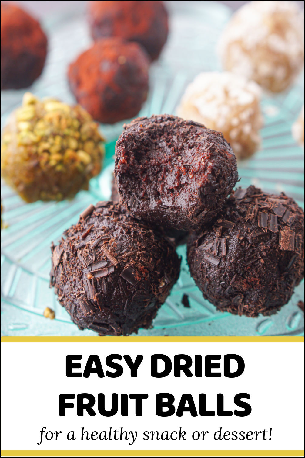 Dried Fruit Balls Recipe an easy and healthy snack or dessert!