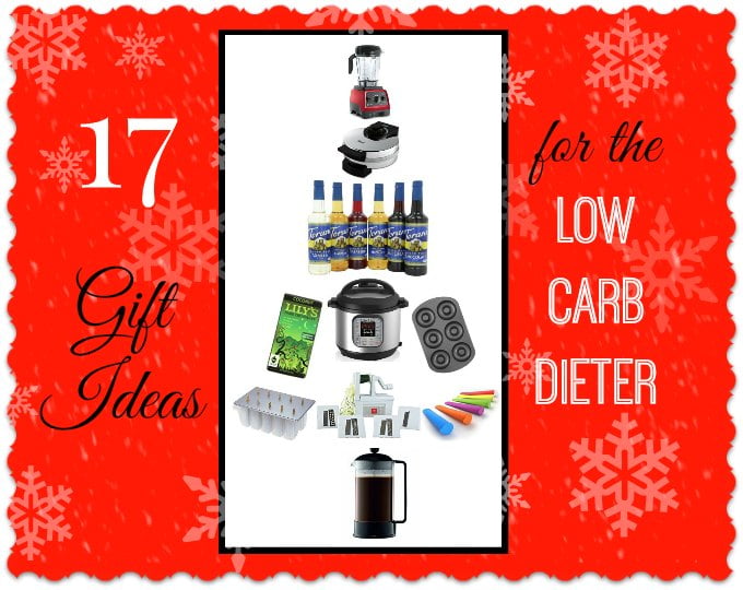 These gift ideas for the low carb dieter are for anyone who likes to watch what they eat or likes healthy cooking. Cooking gadgets & healthy low carb foods!