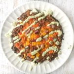 This low carb mini Mexican meatza recipe makes for a delicious lunch or dinner. Think taco meets burger meets pizza. Low carb and super tasty!