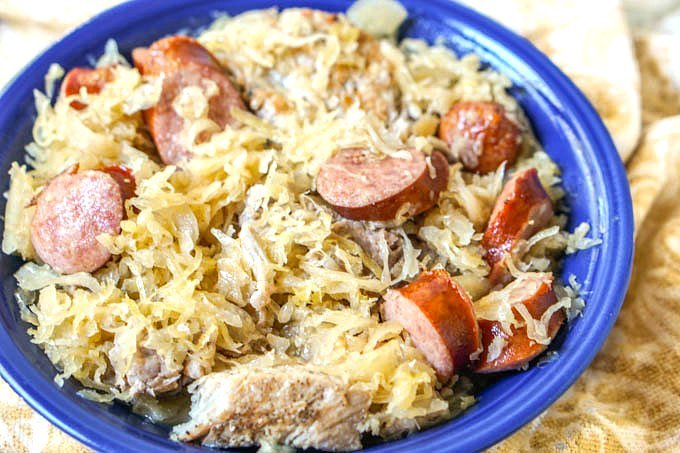 New Year s Instant Pot Kielbasa and Sauerkraut