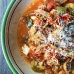 This slow cooker chicken ratatouille stew is a healthy and hearty dish that you can make in minutes. Server over rice or eat as is.