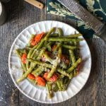 These easy Italian green beans are great with almost any main dish. Using simple ingredients to create big flavors!