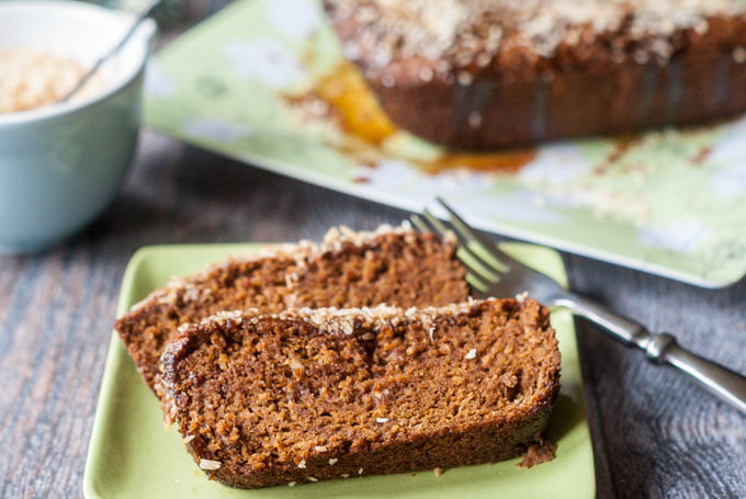 This Paleo coconut caramel quick bread is a tasty recipe you can eat any time of the day. Gluten free and full of flavor!