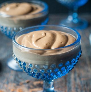 This chocolate peanut butter protein pudding is low carb and only takes 5 minutes to make. A deliciously creamy and healthy dessert or treat.