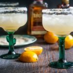 These simple Meyer lemon margaritas are a refreshing change to your usual cocktail. Meyer lemons add a subtle but delicious flavor you are sure to love.