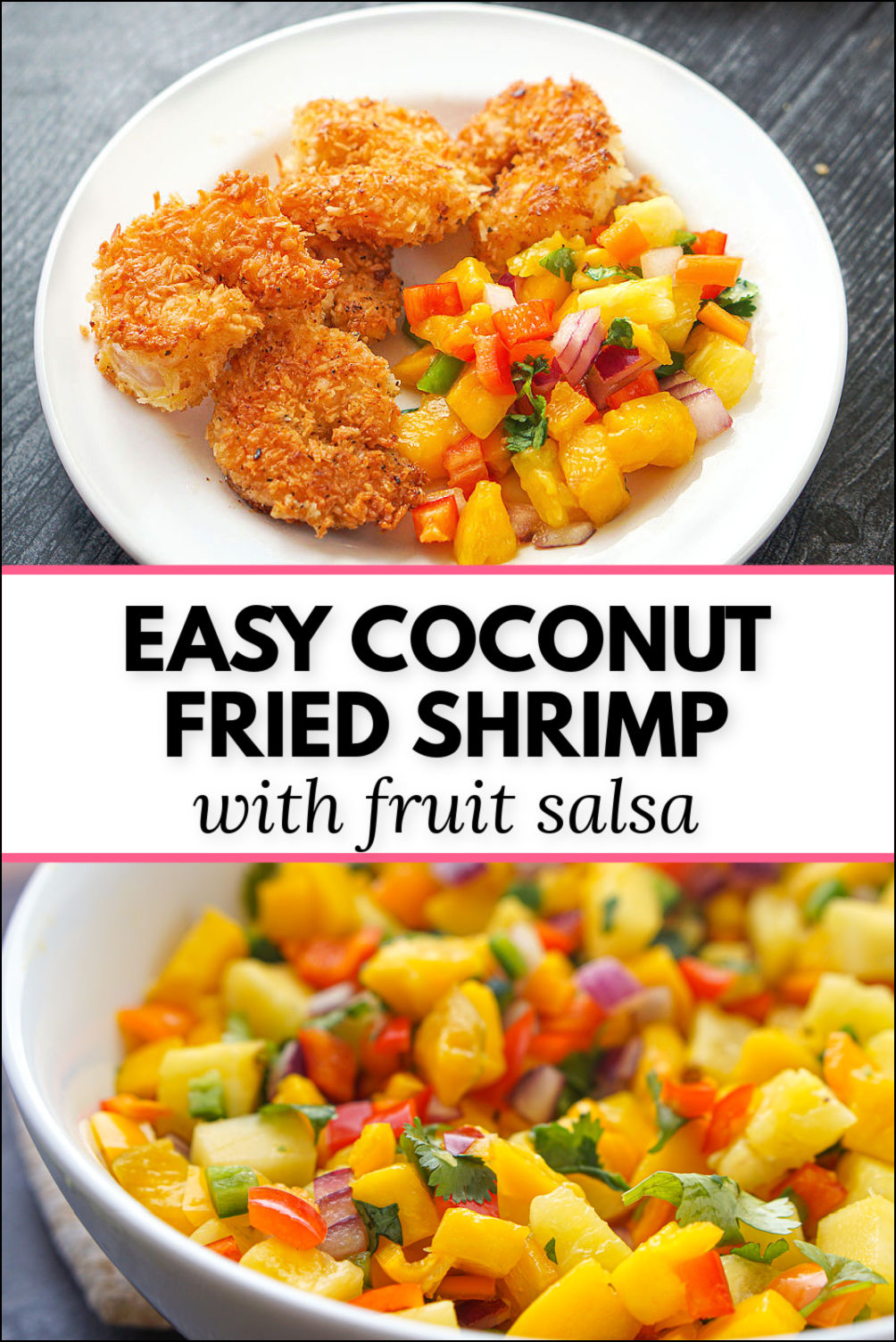 Keto Coconut Shrimp Recipe with Pineapple Mango Salsa in 30 minutes!