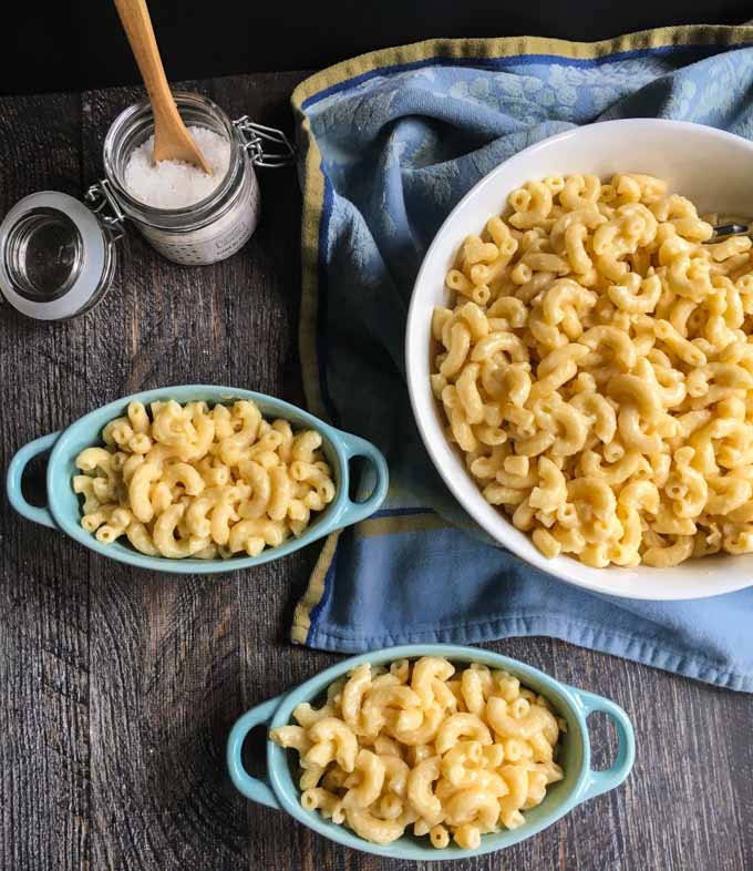 This is the creamiest white cheddar mac & cheese and you can make it in the Instant Pot! Creamy, cheesy and utterly delicious, this is a side dish your whole family will love!