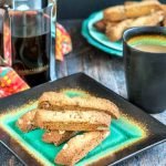 These gluten free, maple walnut biscotti are the perfect low carb treat. Enjoy with a nice cup of coffee for an afternoon break or even as dessert!