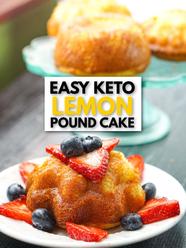 Keto Lemon Cake with Berries Recipe