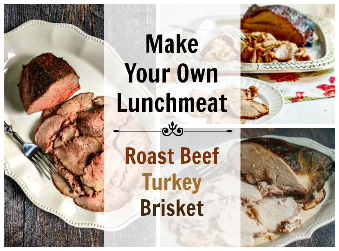 Did you ever try to make your own lunch meat? It's very easy to do and healthy for you and your family. But the best reason of all is that it is delicious! 