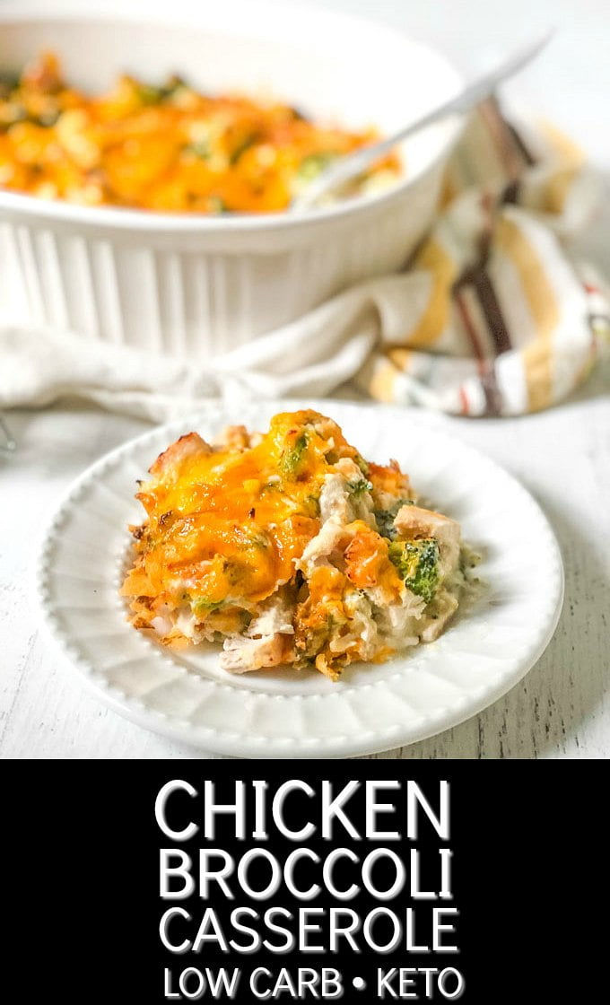 Low Carb Chicken Broccoli Casserole With Cauliflower Cream My Life