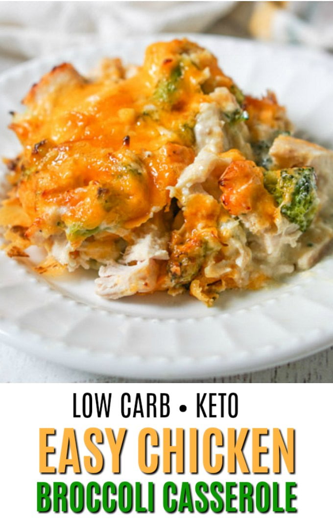 Low Carb Chicken Broccoli Casserole With Cauliflower Cream My Life