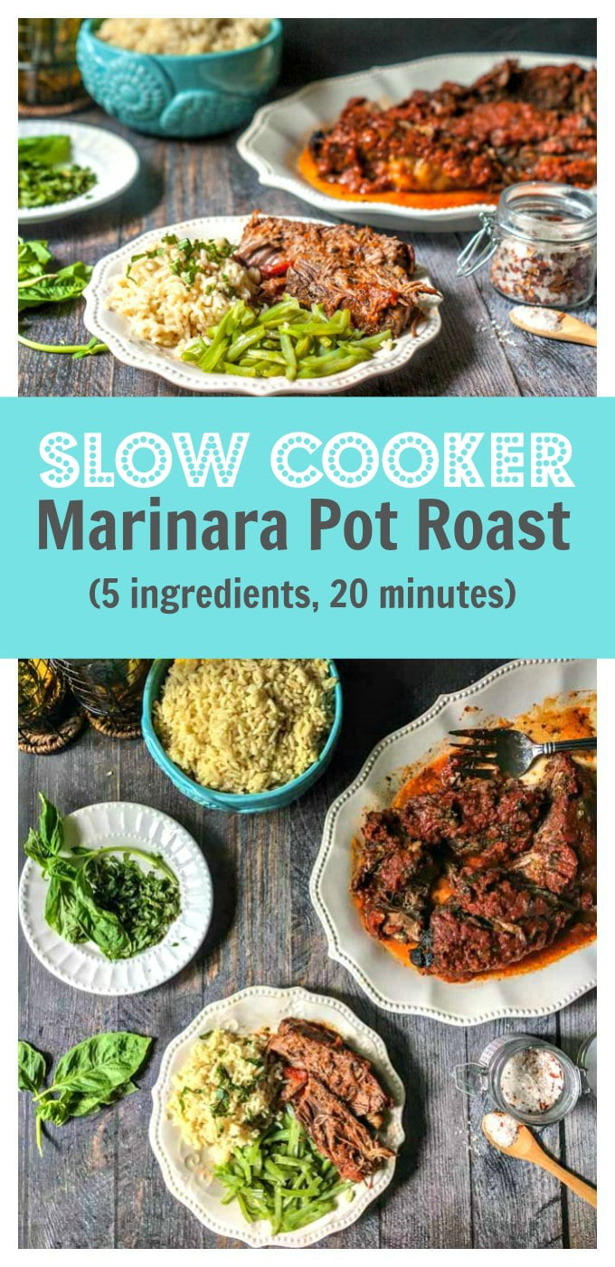 Slow Cooker Marinara Pot Roast (5 Ingredients) My Life Cookbook