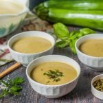What do you make with those huge zucchinis from the garden? Thai curry zucchini soup is a breeze in the Instant Pot and so very tasty! You can make it in the slow cooker too. Best of all you only need 5 ingredients to make this rich and flavorful soup.