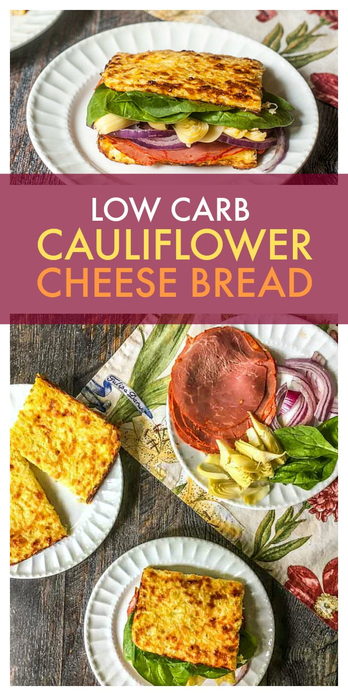 Low Carb Cauliflower Cheese Bread