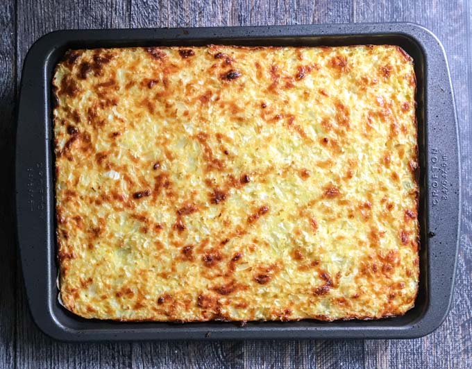 This low carb cauliflower cheese bread is a fun way to eat a low carb sandwich. Easy to make and versatile too. Only 2.7g net carbs per piece.