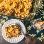 This low carb cheeseburger & cauliflower casserole is pure comfort food. Freeze individual servings for a quick low carb lunch. Only 1.2g net carbs per serving
