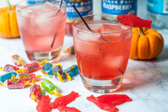 Don't miss out on the fun with these Halloween low carb candy drinks! Only a few ingredients to make these yummy drinks that taste good with our without alcohol. Have fun and create your own. 