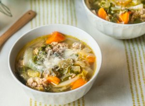Low Carb Vegetable & Sausage Soup