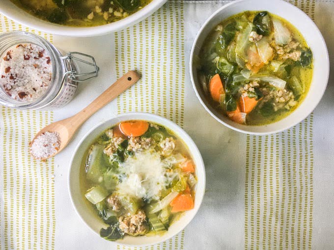 Low Carb Vegetable & Sausage Soup My Life Cookbook low carb healthy