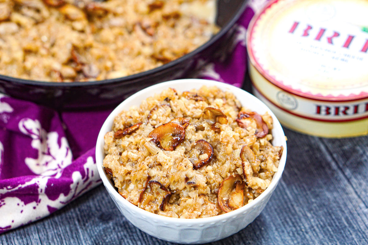 A white bowl of the finished recipe.
