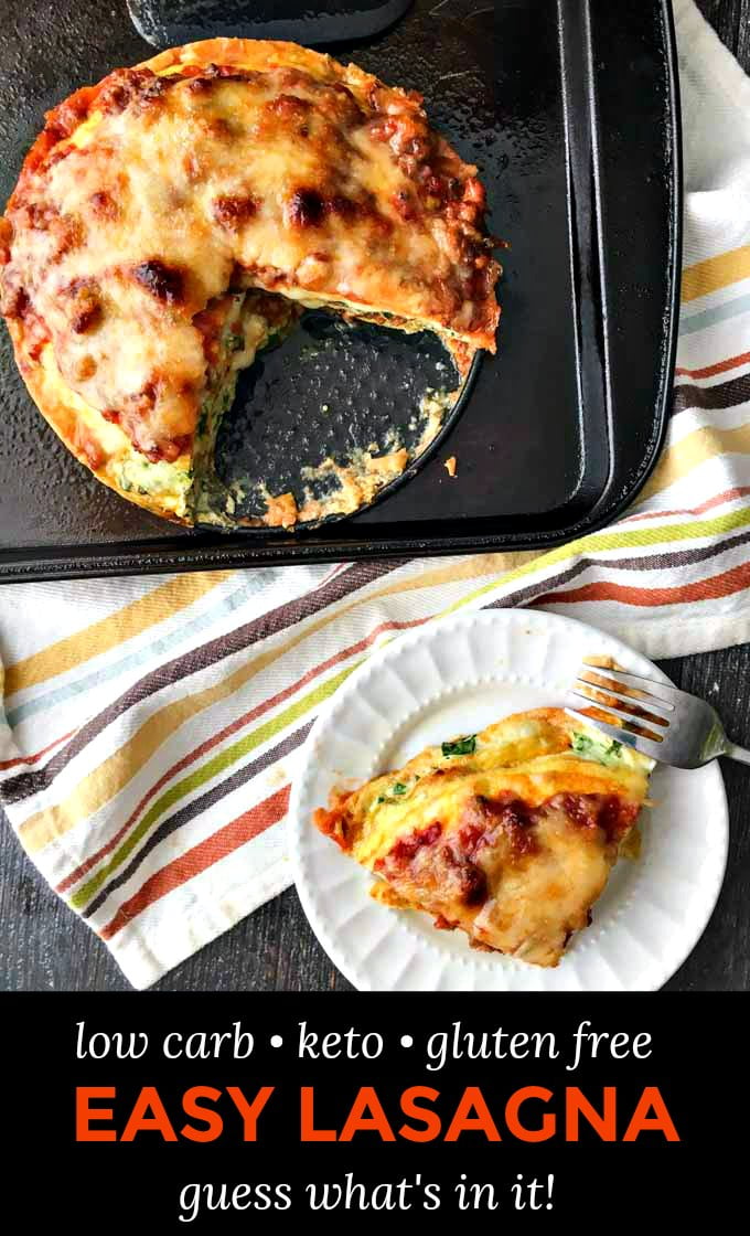 Low Carb Lasagna Guess What's In This Gluten Free Pasta! My Life Cookbook