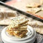 If you love everything bagels you will love low carb everything crackers. These gluten free crackers are very easy to make and are a tasty low carb snack on their own or with toppings. 