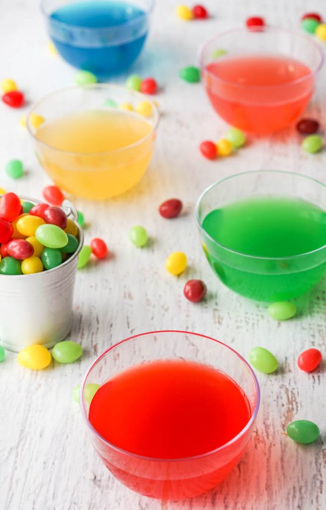 Keto Jelly Bean Flavored Gelatin for Easter! (sugar free, low calorie)