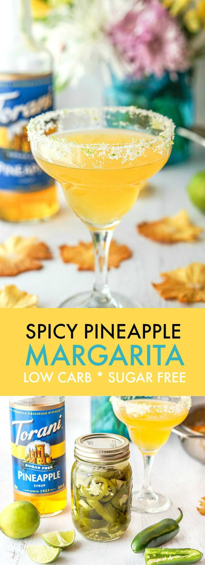 Spicy Pineapple Margarita (Low Carb, Sugar Free) AToraniBrunch My