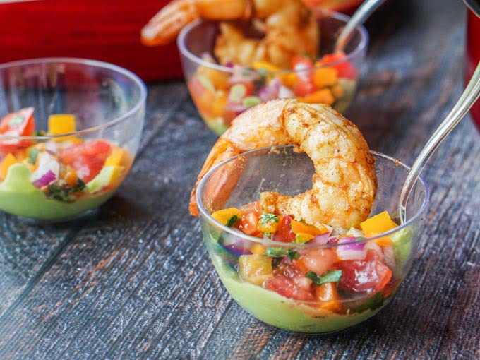 Mexican Shrimp Cocktail for Cinco de Mayo - A Low Carb Appetizer