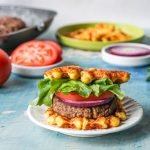 Looking for a low carb bun for your burger? Try a cheese waffle! Cheesy, chewy and perfect on your favorite burger.