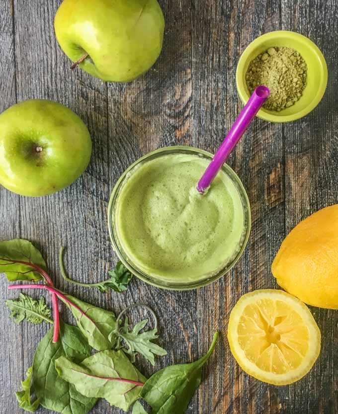 If you want to try something different form your usual sweet smoothie, give this power greens coconut ginger smoothie a try. First of all it's not sweet and full of healthy, tasty ingredients. Check it out!