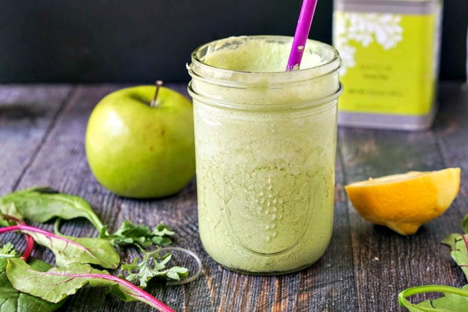 If you want to try something different form your usual sweet smoothie, give this power greens coconut ginger smoothie a try. First of all it's not sweet and full of healthy, tasty ingredients. Check it out!
