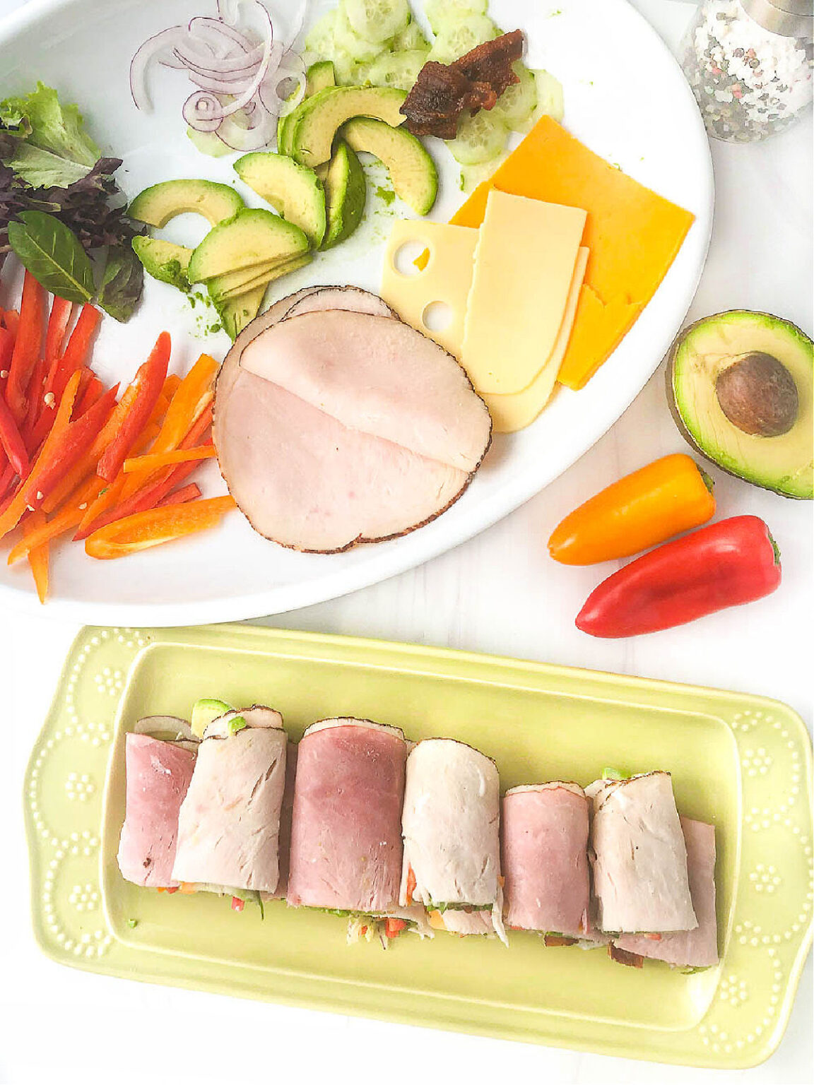Keto Lunch Meat Wraps healthy lunch or snack without bread!