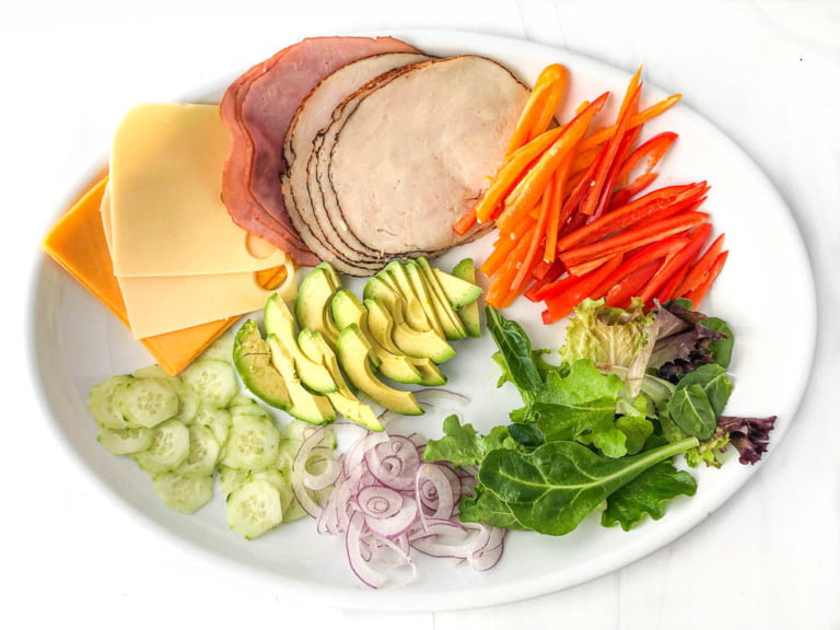 Low Carb Lunch Meat Wraps a healthy lunch or snack! My Life Cookbook