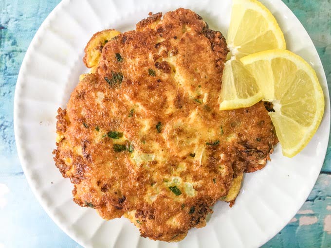 These low carb cauliflower steaks Romano make for a delicious lunch or side dish. Not only are they low carb, they are gluten free and very easy to make.  Only 5.2g net carbs per steak.