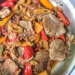 A simple but tasty dinner, you can easy make this 3 pepper pork tenderloin skillet any night of the week. Tender pork and spicy peppers make for a delicious low carb dinner. 