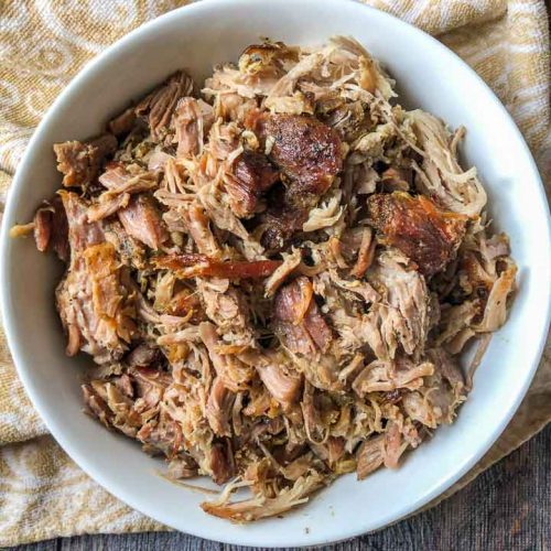 Slow Cooker Zesty Garlic Pulled Pork (Low Carb & Paleo)