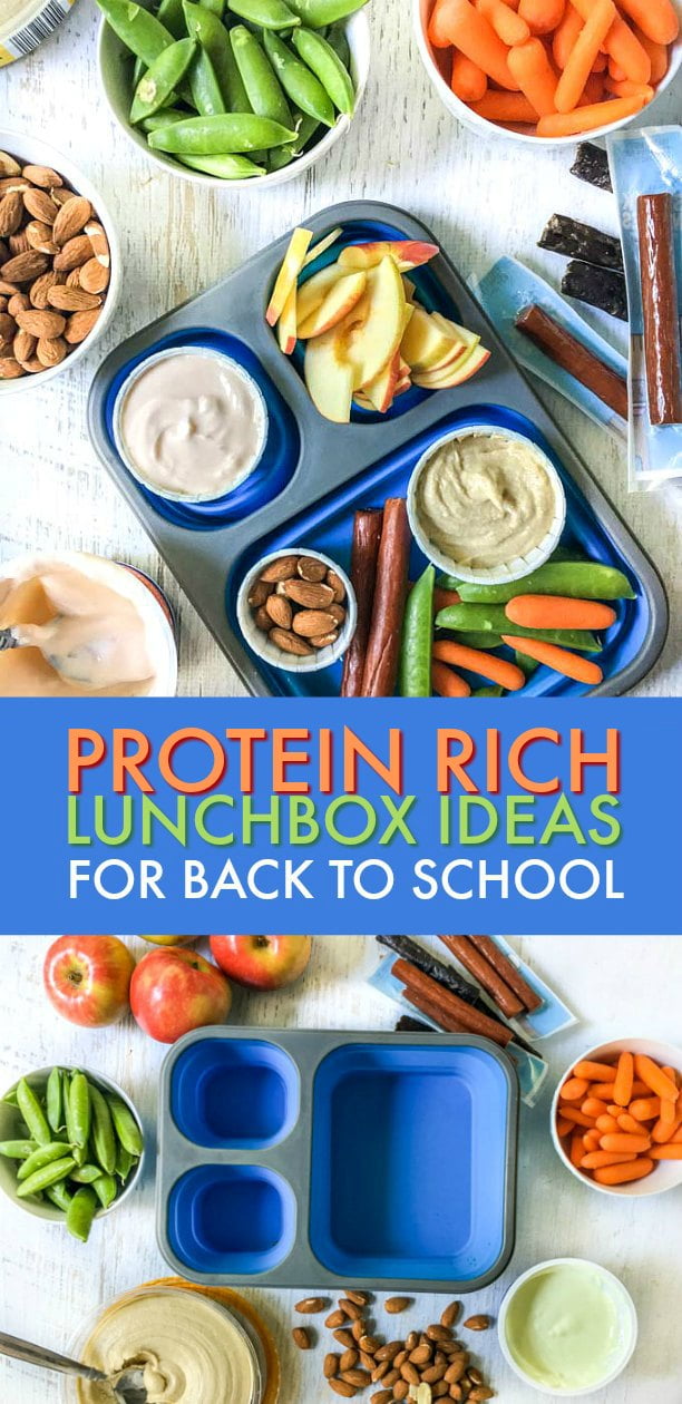 It’s back to school time and that means time to get ready with these easy protein rich lunchbox ideas! High protein school lunch ideas for you.