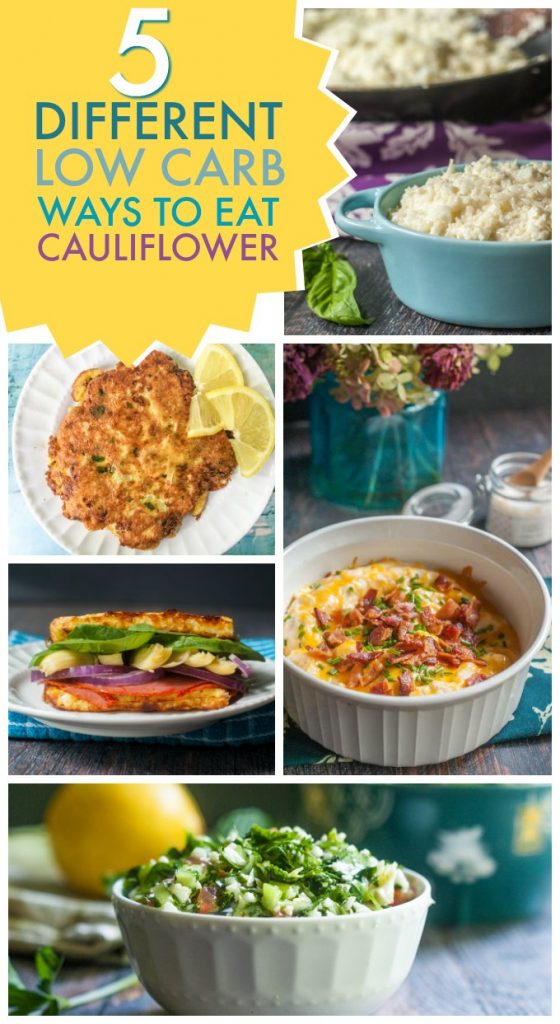 5 Low Carb Ways to Eat Cauliflower that you might not have known! My Life Cookbook