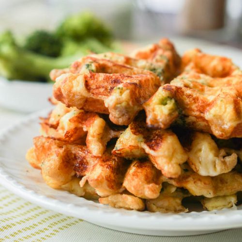 Broccoli & Cheddar Low Carb Keto Waffles Easy Breakfast Or Lunch My Life Cookbook