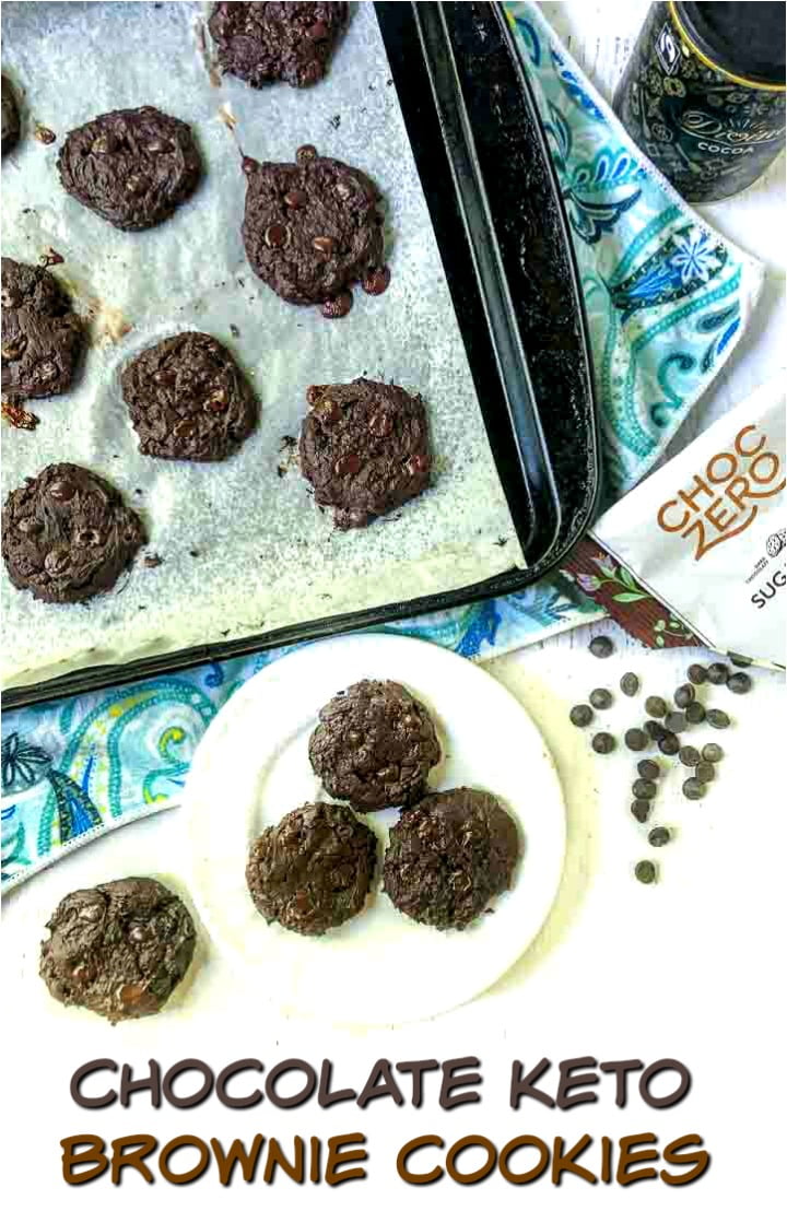 Chocolate Keto Brownie Cookies Makes for Sweet Keto Snacks! My Life