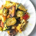 These red palm oil roasted winter vegetables are a healthy and tasty side dish you can easy whip up any day of the week. The red palm oil is a superfood and coupled with seasonly vegetables makes for a healthy dish.